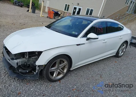 2021 Audi A5 Sportback Premium 45 Tfsi Quattro S Tronic из США, поврежденный, VIN WAUDACF56MA017742